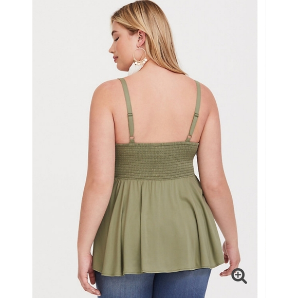 Torrid - Olive lace cami - Picture 3 of 7